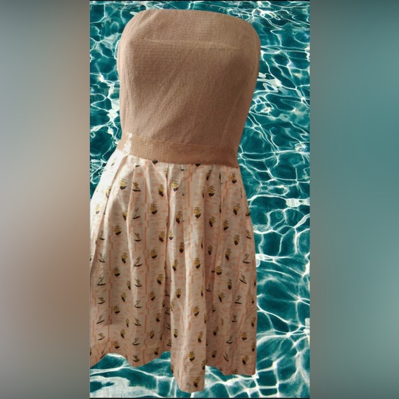 RACHEL ROY Strapless Sequined Printed Dress 6) NWT - Picture 10 of 16